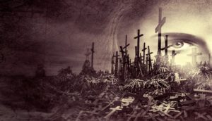 I am a poet of world wars I walk through a landscape of tears